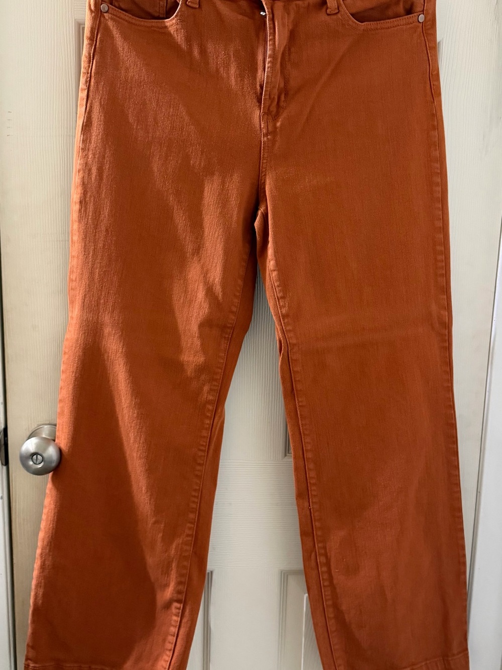 Judy Blue Wide-Leg Jeans in Burnt Orange